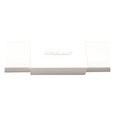 Pieza de unión color blanco de PVC auto extinguible,  para canaleta TMK1720 (5280-02001) 