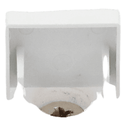 Tapa final color blanco de PVC auto extinguible, para canaleta TMK1720 (5290-02001)