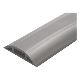 Canaleta flexible color gris de PVC auto extinguible tramo de 2.5m (9300-01253)