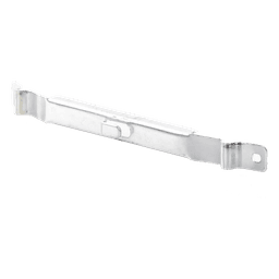 Clip Recto Automático para unir tramos de charola, con acabado Electro Zinc 