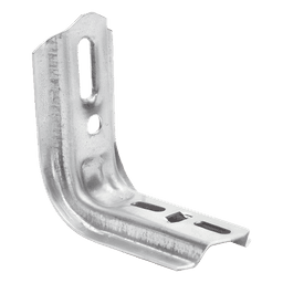Ménsula omega tipo L 110mm inteligente, para montar charola de 50 a 100mm en pared o muro