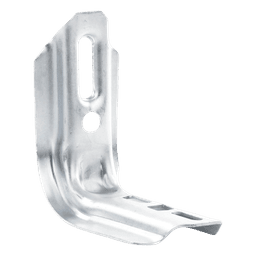 Ménsula omega tipo L 110mm inteligente, para montar charola de 50 a 100mm en pared o muro