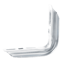 Ménsula omega tipo L 110mm inteligente, para montar charola de 50 a 100mm en pared o muro