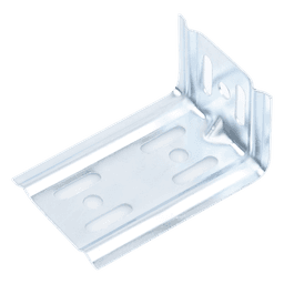 Ménsula económica, para montaje en pared, para anchos de charola de 100mm, con acabado Electro Zinc