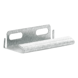 Placa salida a tubo automática para peralte de 66mm y 116mm, con acabado Electro Zinc