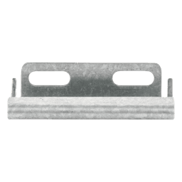 Placa salida a tubo automática para peralte de 66mm y 116mm, con acabado Electro Zinc