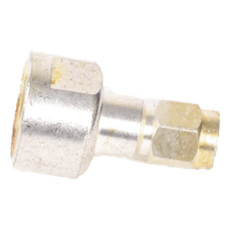 Adaptador UNIDAPT Hembra a SMA Macho, Plata / Oro / Teflón.