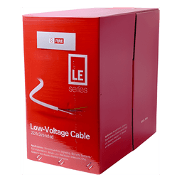 Bobina de 305 Metros (1000 Pies) / Cable de CCA / 6 x 22 AWG / Tipo Aluminio Revestido de Cobre / Aplicaciones en Control de Acceso / Alarmas de Intrusión/Control de Acceso / Automatización / Interfonos y TV Porteros
