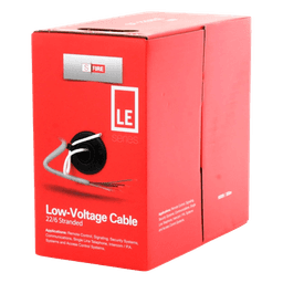 Bobina de 305 Metros (1000 Pies) / Cable de CCA / 6 x 22 AWG / Tipo Aluminio Revestido de Cobre / Aplicaciones en Control de Acceso / Alarmas de Intrusión/Control de Acceso / Automatización / Interfonos y TV Porteros