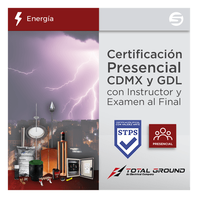 Certificación Oficial en Tierras Físicas y Pararrayos – Total Ground (Presencial)