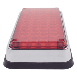 Luz de Advertencia de 7X3", Color Rojo, Ideal para Ambulancias