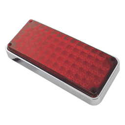 Luz de Advertencia de 7X3", Color Rojo, Ideal para Ambulancias