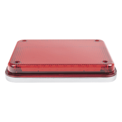 Luz de Advertencia de 9X7", Color Rojo, Ideal para Ambulancias