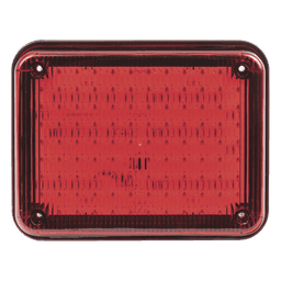 Luz de Advertencia de 9X7", Color Rojo, Ideal para Ambulancias