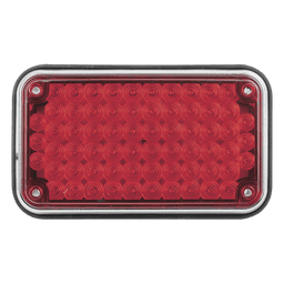 Luz de Advertencia de 6X4", Color Rojo, Ideal para Ambulancias