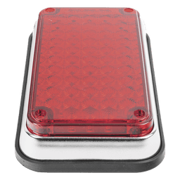 Luz de Advertencia de 6X4", Color Rojo, Ideal para Ambulancias