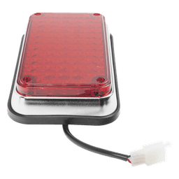 Luz de Advertencia de 6X4", Color Rojo, Ideal para Ambulancias
