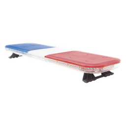 Barra de luces de 47" rojo/azul, 88 LED, con control de tráfico en color rojo/azul, ideal para equipar unidades de seguridad pública