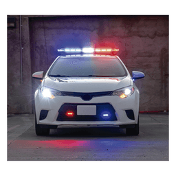 Barra de luces de 47" rojo/azul, 88 LED, con control de tráfico en color rojo/azul, ideal para equipar unidades de seguridad pública