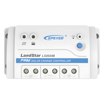 Controlador Solar PWM / 20A / 12/24V / RS-485 / Baterías Gel-AGM-Selladas / Parámetros Configurables