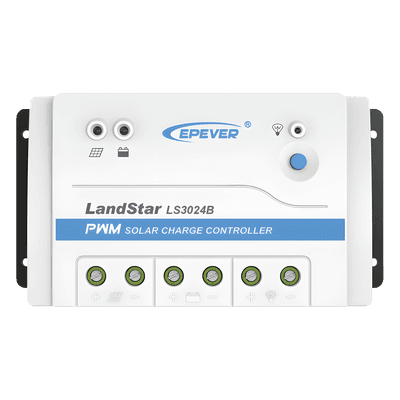Controlador Solar PWM / 30A / 12/24V / RS-485 / Baterías Gel-AGM-Selladas / Parámetros Configurables