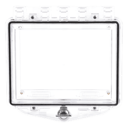 Caja Protectora de Policarbonato / Montaje de Pared / 133x198x74 mm / 5.2x7.8x2.9 in / Cubierta UV Resistente