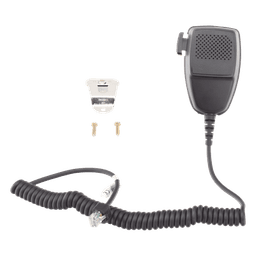 Micrófono para Radio Móvil / PTT con Guantes / Cable Kevlar Reforzado / Audio 20 Hz ~ 20 kHz / Temperatura Extrema -20°C (-4°F) a 105°C (221°F) / Tensión 40 kg
