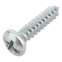 Paquete de 20 taquetes blancos  3/4" y 20 tornillos 8mm x 3/4" (1101-05002)