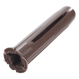 Paquete de 10 taquetes café 1 3/4" y 10 tornillos 10mm x 1 3/4" (1104-05002)