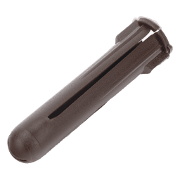 Paquete de 10 taquetes café 1 3/4" y 10 tornillos 10mm x 1 3/4" (1104-05002)