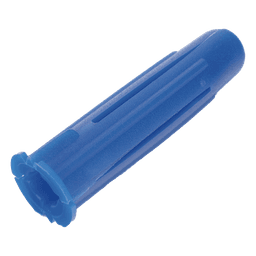 Paquete de 6 taquetes azul 2" y 6 tornillos 12mm x 2" (1105-05002)