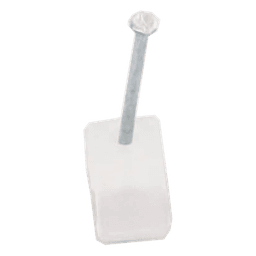 Grapa para cable plano de 3mm color transparente (100pzs)
