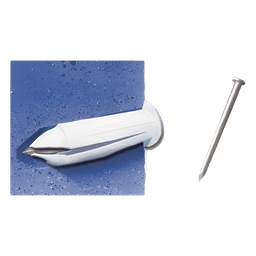 Kit de 20 taquetes y 20 clavos 3/4" para muro falso (1206-01230) 