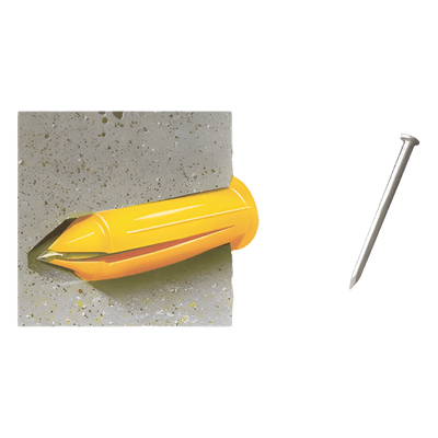 Kit de 20 taquetes y 20 clavos 1" para muro falso (1207-03230) 
