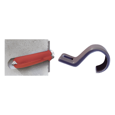 Kit de 3 grapas, 3 taquetes Y 3 tornillos para sujetar conductores redondos o tubo en muro (para tubería de 3/4)  (2105-07240)