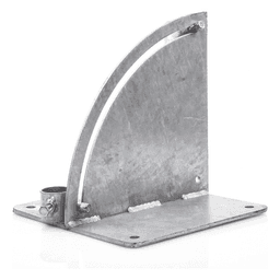 Base para Mástil con Ajuste de Ángulo. Diámetros de Mastil: 1" a 1-3/4" 