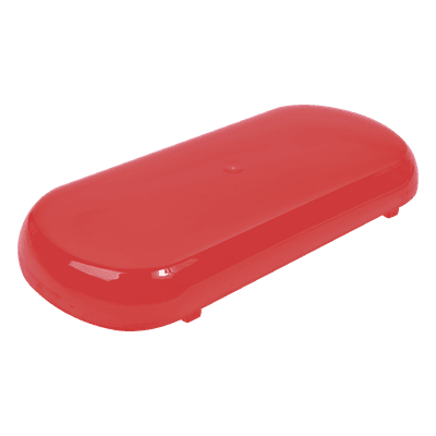 Domo de señalización industrial / Compatible X605R / Material UV resistente / Color rojo