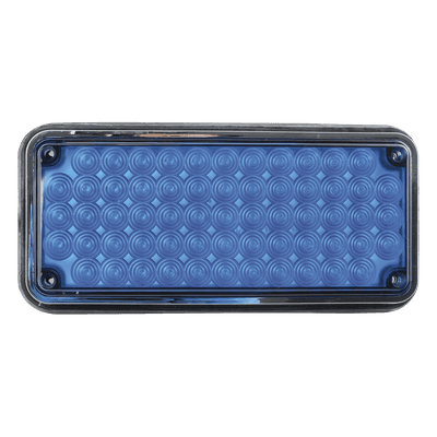 Luz de advertencia de 7x3", Color Azul, Ideal para ambulancias 