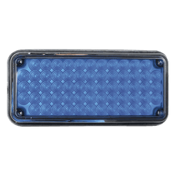 Luz de advertencia de 7x3", Color Azul, Ideal para ambulancias 