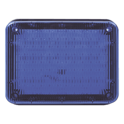 Luz de advertencia de 9x7", Color Azul, Ideal para Ambulancias