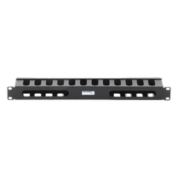 Organizador de cables horizontal de 19", 1UR