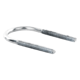 Abrazadera tipo U de 1", con acabado Electro Zinc, no incluye tuercas y arandelas 