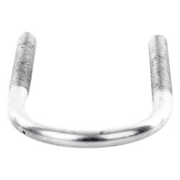 Abrazadera tipo U de 1", con acabado Electro Zinc, no incluye tuercas y arandelas 