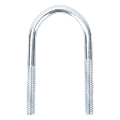 Abrazadera tipo U de 1 1/4", con acabado Electro Zinc, no incluye tuercas y arandelas 