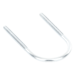 Abrazadera tipo U de 1 1/4", con acabado Electro Zinc, no incluye tuercas y arandelas 