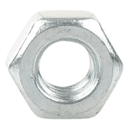 Tuerca Hexagonal de 1/4", con acabado Electro Zinc
