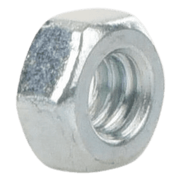 Tuerca Hexagonal de 1/4", con acabado Electro Zinc
