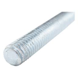 Varilla Roscada de 1/4" x 3000mm, con acabado Electro Zinc