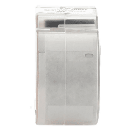 Casete de 200 Etiquetas Autolaminadas de 25.4 x 38.1 mm (1 x 1.5 Pulgadas), para Cables de 4 a 8.1 mm (0.16 a 0.32 Pulgadas) de Diámetro, Área de Impresión Color Blanco