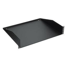 Charola para Rack / 19" / 2 UR / Carga 30 kg (66 lb) / Acero / Profundidad 385 mm